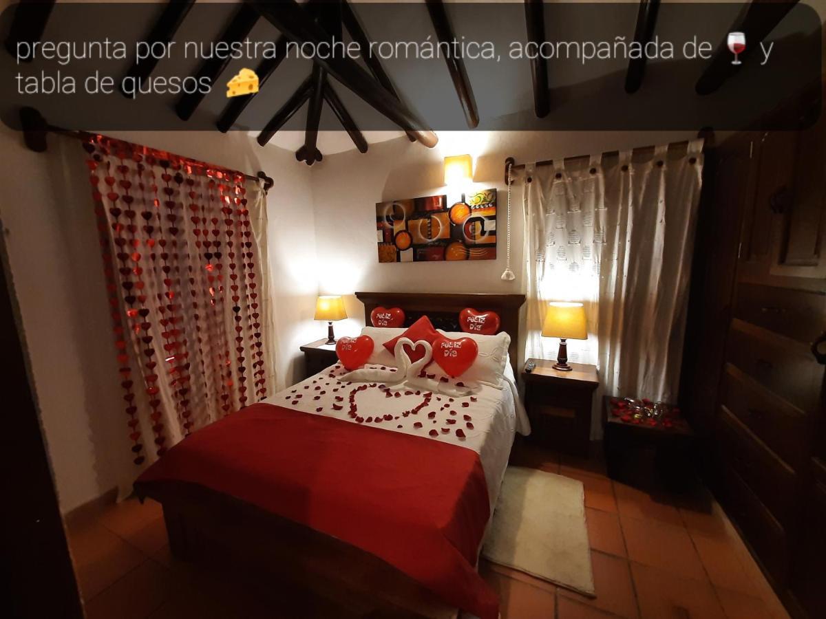 Aparta Hotel El Refugio De Maria Villa de Leyva Buitenkant foto