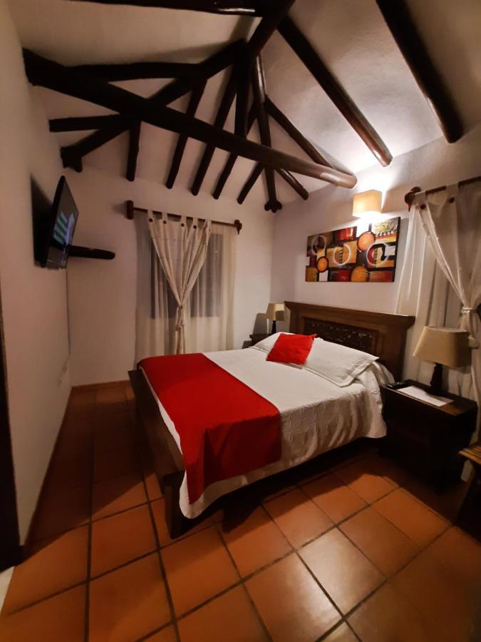 Aparta Hotel El Refugio De Maria Villa de Leyva Buitenkant foto