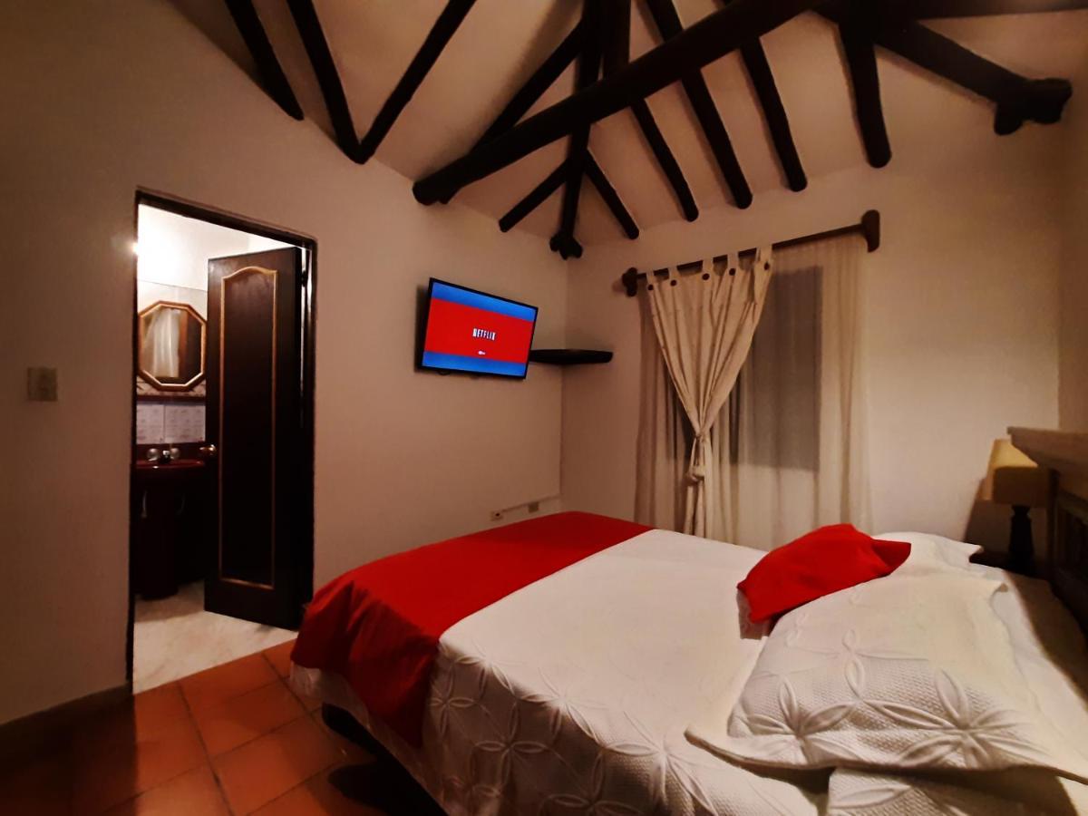 Aparta Hotel El Refugio De Maria Villa de Leyva Buitenkant foto